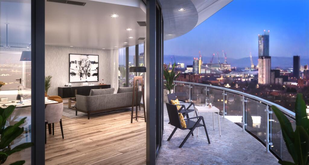 2 bedroom apartment for sale in Manchester Waters, 5 Pomona Strand, Old Trafford, Manchester, M16